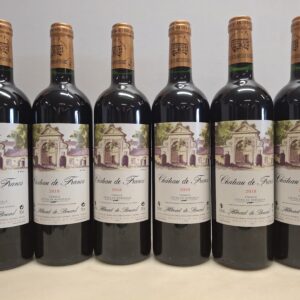 Côtes de Francs 2018 état parfait Récoltant Hébrad de Bouard Lot de 6 bouteilles