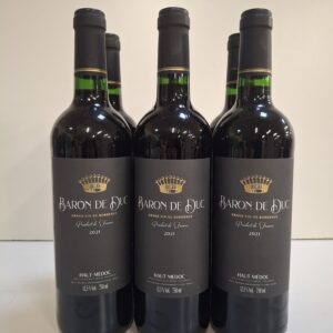 Lot de 6 - Baron de Duc Haut-Médoc AOC  2021