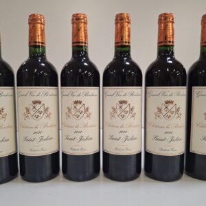 Lot de 6 - Château La Bridane Saint-Julien, Grand Vin de Bordeaux 2021