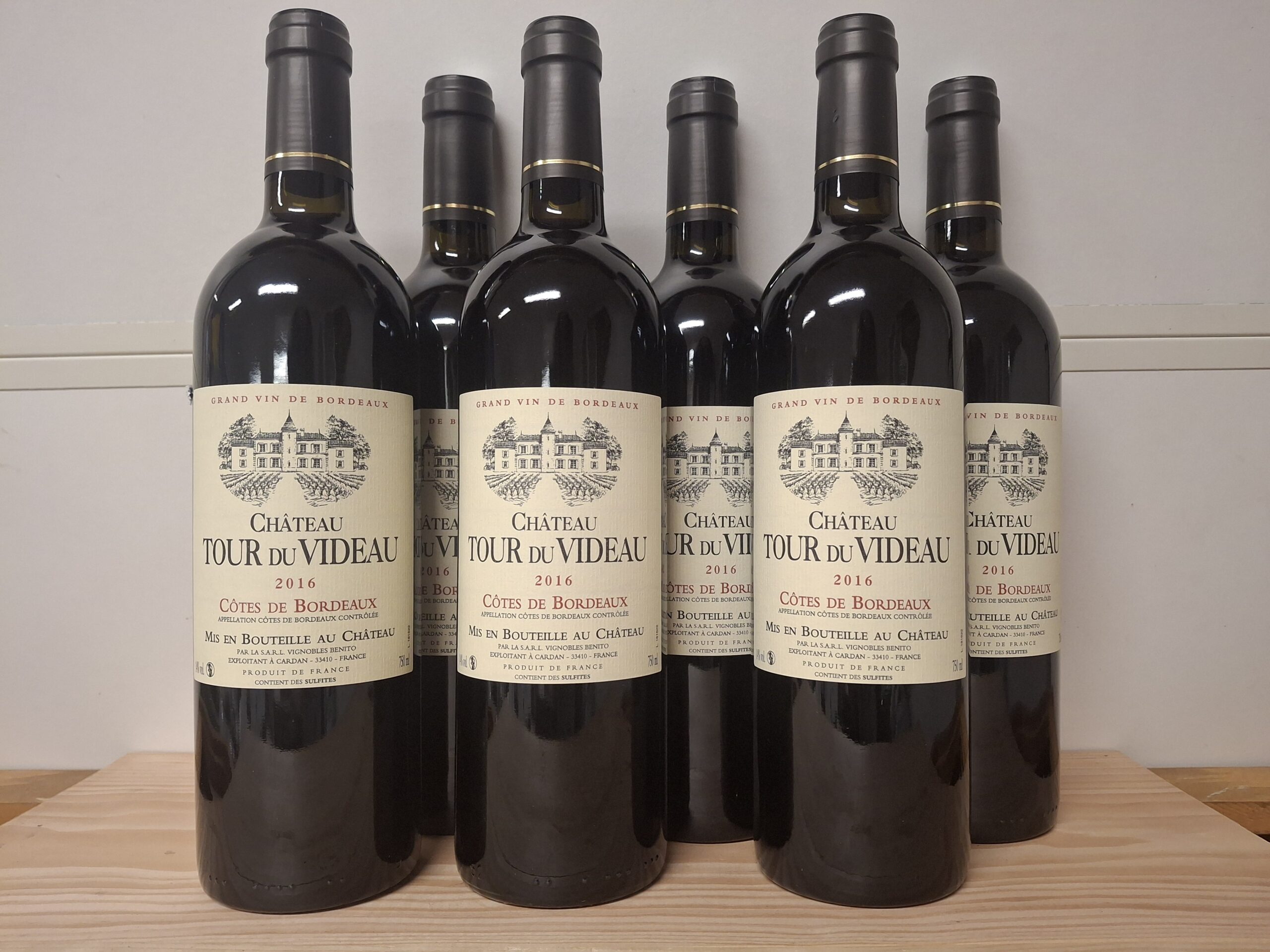 Château Tour du Videau 2016 - Grand Vin de Bordeaux lot de 6